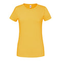 Sonnenblume - Front - Fruit of the Loom - "Premium" T-Shirt für Damen