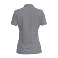 Grau Drei - Back - Adidas - "Primegreen" Poloshirt für Damen