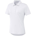 Weiß - Front - Adidas - "Primegreen" Poloshirt für Damen