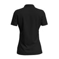 Schwarz - Back - Adidas - "Primegreen" Poloshirt für Damen