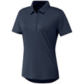Collegiate Marineblau - Front - Adidas - "Primegreen" Poloshirt für Damen