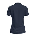 Collegiate Marineblau - Back - Adidas - "Primegreen" Poloshirt für Damen