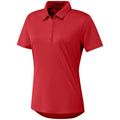 Rot - Front - Adidas - "Primegreen" Poloshirt für Damen