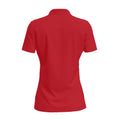 Rot - Back - Adidas - "Primegreen" Poloshirt für Damen