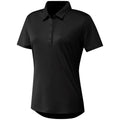 Schwarz - Front - Adidas - "Primegreen" Poloshirt für Damen