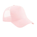 Pastell-Rosa - Front - Beechfield - Trucker Cap für Kinder