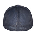 Marineblau - Back - Flexfit - Kappe für Herren-Damen Unisex