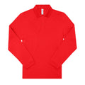 Rot - Front - B&C - "My" Poloshirt für Herren  Langärmlig