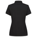 Schwarz - Back - Henbury - Poloshirt für Damen