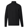 Schwarz - Back - Adidas - "Elevated" Sweatshirt mit kurzem Reißverschluss für Herren