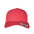 Rot-Weiß - Lifestyle - Flexfit - Trucker Cap 5 Segmente für Herren-Damen Unisex
