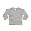 Grau meliert - Front - Babybugz - T-Shirt für Baby  Langärmlig