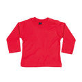 Rot - Front - Babybugz - T-Shirt für Baby  Langärmlig