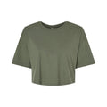 Militärgrün - Front - Bella + Canvas - kurzes T-Shirt für Damen