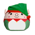 Grün-Rot - Front - Mumbles - weihnachtliches Design-Plüsch-Spielzeug "Squidgy", Elf