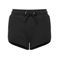 Schwarz - Front - TriDri - Sweat-Shorts für Damen
