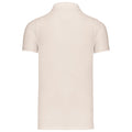 Cremefarbe - Back - Kariban - Poloshirt Baumwolle aus biologischem Anbau für Herren  kurzärmlig