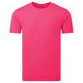 Leuchtend Pink - Front - Anthem - T-Shirt Baumwolle aus biologischem Anbau für Herren-Damen Unisex