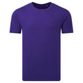 Violett - Front - Anthem - T-Shirt Baumwolle aus biologischem Anbau für Herren-Damen Unisex