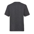 Dunkles Grau - Back - Fruit of the Loom - "Valueweight" T-Shirt für Kinder