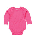 Fuchsie - Front - Babybugz - Bodysuit für Baby  Langärmlig