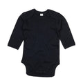 Schwarz - Front - Babybugz - Bodysuit für Baby  Langärmlig