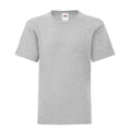 meliert - Front - Fruit of the Loom - "Iconic" T-Shirt für Kinder