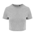 Grau meliert - Front - Awdis - "Girlie" T-Shirt kurz geschnitten für Damen