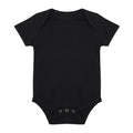 Schwarz - Front - Larkwood - "Essential" Bodysuit für Baby  kurzärmlig