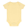 Hellgelb - Front - Larkwood - "Essential" Bodysuit für Baby  kurzärmlig