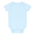 Blassblau - Front - Larkwood - "Essential" Bodysuit für Baby  kurzärmlig