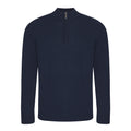 Marineblau - Front - Ecologie - "Wakhan" Sweatshirt mit kurzem Reißverschluss für Herren-Damen Unisex