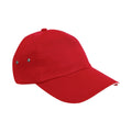 Rot-Weiß - Front - Result Headwear - "Printers Plush" Kappe 5 Segmente für Herren-Damen Unisex