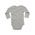 Grau meliert meliert - Back - Babybugz - Bodysuit für Baby  Langärmlig