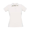 Weiß - Front - B&C - "Safran Pure" Poloshirt für Damen