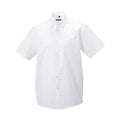Weiß - Front - Russell Collection - "Ultimate" Hemd für Herren  kurzärmlig