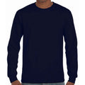 Marineblau - Front - Gildan - "Ultra" T-Shirt für Herren-Damen Unisex  Langärmlig