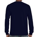 Marineblau - Back - Gildan - "Ultra" T-Shirt für Herren-Damen Unisex  Langärmlig