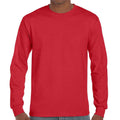 Rot - Front - Gildan - "Ultra" T-Shirt für Herren-Damen Unisex  Langärmlig