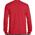 Rot - Back - Gildan - "Ultra" T-Shirt für Herren-Damen Unisex  Langärmlig