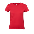 Rot - Front - B&C - "E190" T-Shirt für Damen