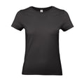 Schwarz - Front - B&C - "E190" T-Shirt für Damen