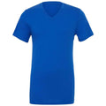 Königsblau - Front - Bella + Canvas - T-Shirt V-Ausschnitt für Herren-Damen Unisex