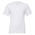 Weiß - Front - Bella + Canvas - T-Shirt V-Ausschnitt für Herren-Damen Unisex