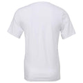Weiß - Back - Bella + Canvas - T-Shirt V-Ausschnitt für Herren-Damen Unisex