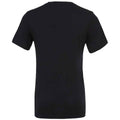 Schwarz - Back - Bella + Canvas - T-Shirt V-Ausschnitt für Herren-Damen Unisex