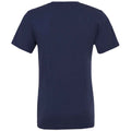 Marineblau - Back - Bella + Canvas - T-Shirt V-Ausschnitt für Herren-Damen Unisex