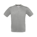 Grau - Front - B&C - "Exact" T-Shirt V-Ausschnitt für Herren
