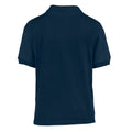 Marineblau - Back - Gildan - Poloshirt Jerseyware für Kinder