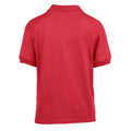 Rot - Back - Gildan - Poloshirt Jerseyware für Kinder